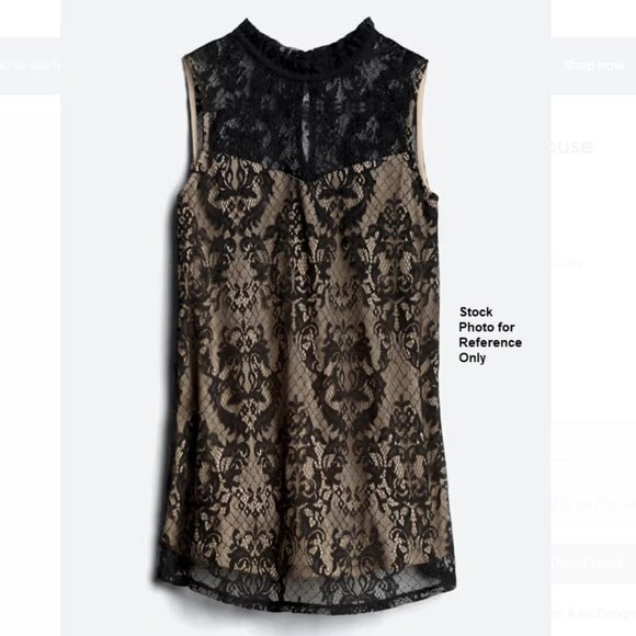 FORTUNE + IVY Bellah Lace Blouse - Picture 1 of 5